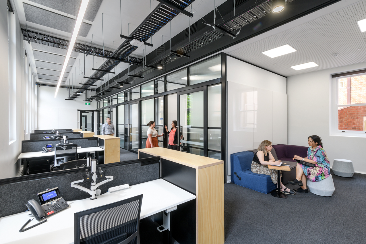 Australian Institute for Machine Learning (AIML), office open workplace and open collaboration