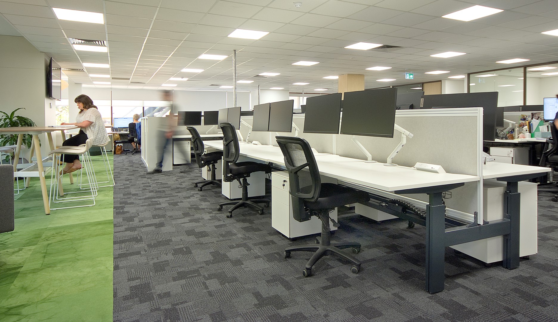 PQSA open workstations and collaborative adjacent